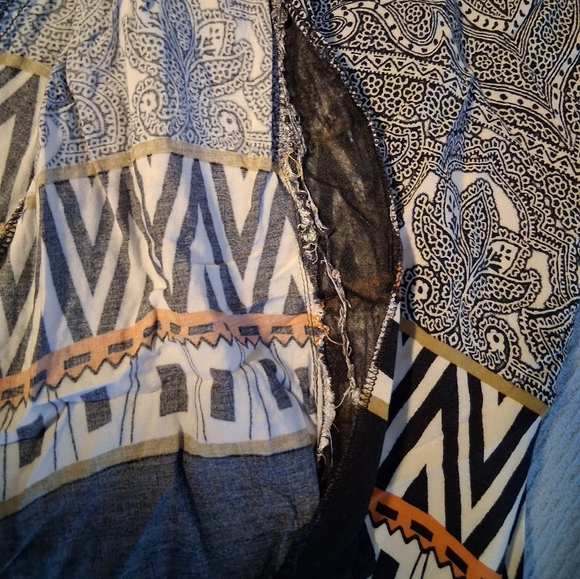 JBS 100% Rayon Boho Button Front Maxi Dress With Cutout Back - Picture 12 of 15